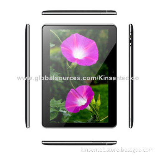 3G Tablet PCs, MTK8382 Quad-core 1.3GHz, GPS/Bluetooth/FM/3G Phone Calling/1/8GB
